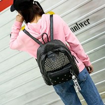 더퍼플 스터드 디테일 이지 백팩 BACKPACK 백팩 중학생책가방 여자백팩 여성백팩 슬링백 초등학생책가방 미니백 노트북백팩 대학생백팩 크로스백 대학생가방 메신저백