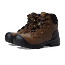KEEN Utility 남성용 인디펜던스 6인치 방수 안전화 블랙/블랙 9.5 와이드
