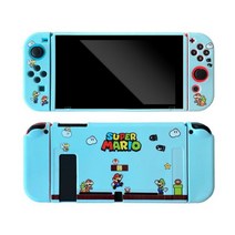 슈퍼 마리오 버섯 만화 TPU 소프트 보호 케이스 쉘 닌텐도 스위치 오렌지 게임 커버, [07] Mario 4, [01] For Switch, 07 Mario 4