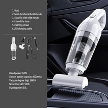 Xiaomi-13000Pa 휴대용 무선 핸드 헬드 진공 청소기 가정용 자동차 듀얼 사용 USB 충전 고출력 애완 동물, 01 Standard