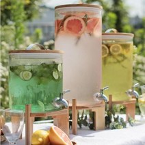 블랑뚜아 홈파티 투명 내열 유리 고급 프리미엄 디스펜서, 7.5L