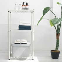 위dmnsu_화이트 다용도 메탈선반 450 3F 발코니 주방 조립식랙 조립식장 메탈 반장 수납 철제♥sus, ♥susater, ♥susater