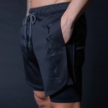 올웨이즈썸머 메쉬레깅스 일체형 투인원 쇼츠 C028 남자 레깅스반바지 짐웨어