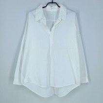 빈티지다온 빈티지 여 미니브이 가오리 오버핏 긴팔셔츠 화이트F