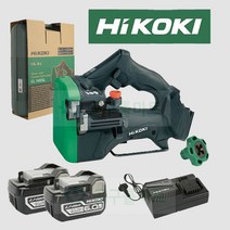 히타치 히다찌 충전 전산볼트 커터 14.4V 6.0Ah 배터리 2개 컷팅기 커터기 절단기 에어콘 닥트 공사