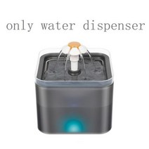 자동 개 고양이 피더 35L 건조 식품 2L 애완 동물 물 분수 음료 스마트 그릇, 없음, Gray Pet Waterer+With USB plug