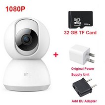 샤오미 가정용 씨씨티비 홈카메라 홈캠실외 시시티비, 1080p카메라 eu32g 추가