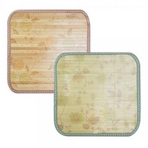 여름방석 통풍방석 왕골방석 차량용 사무실 업소용, 대방석(투톤청대)