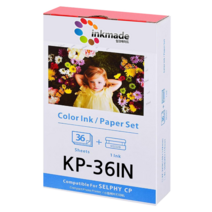 캐논 셀피 호환 포토용지 CP1300 CP910 CP1200 CP1500 KP-108 KP-36, 1개, KP-36IN(4x6사이즈-36매)
