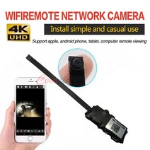 HD 4K 미니 WiFi IP 카메라 풀 DIY 카메라 모듈 지원 무선 핫스팟 모션 감지 원격보기 TF 카드, 01 4K Not Card_01 EU 플러그
