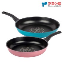 키친아트 [1+1] 심플리 다이아몬드 5중코팅 프라이팬, 07.궁중팬 28cm/05.궁중팬 20cm