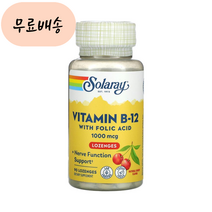 솔라레이 비타민B12 시아노코발라민 1000mc.g 90 Cyanocobalamin, 1개, 90개