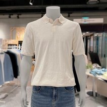 이랜드 [프로젝트엠]프로젝트엠 버튼형 반팔 카라스웨터 EPC12ER1100CR