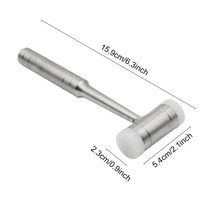 미니트레일러 미니카고트레일러 캠핑 트롤리 웨건 1pc 양방향 나일론 치과 뼈 망치 스테인레스 스틸 손잡이, 한개옵션1, 한개옵션0