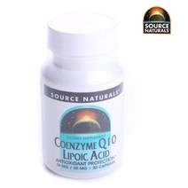 소스내츄럴스 Source Naturals 코엔자임 Q10 리포산 30mg 캡슐, 30개입, 1개