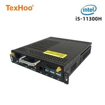 TexHoo OPS 미니 PC 컴퓨터 인텔 코어 i7 8750H i5 1145G7 프로세서 윈도우 10 회의 교육 화면 호스트 내장 42mm, 4G RAM 128G SSD, Intel Core i7-3540M