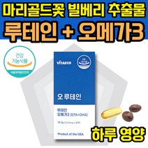 좋은 빌베리 루테인 오메가3 50대 마리골드꽃 추출물 뉴테인 아이 청소년 마리골드 메리골드 30대 60대