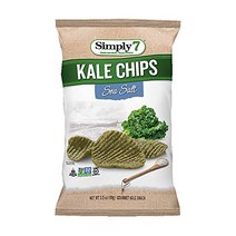 Simply7 Gluten Free Kale Chips Sea Salt 99g 12팩, 1개, 1g