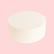 원형 스티로폼 케익 모형 1호 2호 3호 높이 70mm 슈가크레프트 크림클레이 아이싱연습, 원형)지름400mmx높이70