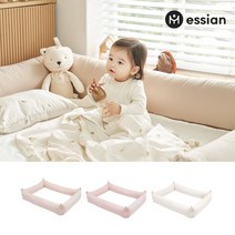 에시앙 아기침대가드 베이직 범퍼쿠션 (솜포함) (디자인선택), 베이지/S