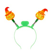 할로윈 호박 LED 머리띠 유아동 어린이집 파티