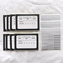베이직 영화표 스티커 세트