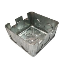 주현대배관 철매입콘센트박스 2개용 54mm, 1개