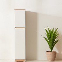 주방 팬트리 드레스룸 옷보관 도어형 틈새장300 슬림서랍장 모텔 다이닝룸, 화이트