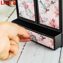 하드웨어 핸들 DIY Scrapbooking 앨범 종이 카드 장식 공예 템플릿 만들기, B418, B418