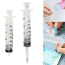 보석십자수펜 led 보석 십자수 도구 주사기 가게 큰 펜 diy 5d 다이아몬드 페인팅 포인트 드릴 펜 자수 모자이크 아트 공예 다이아몬드 페인팅 펜 크로스 스티치 액세서리, 빨간색
