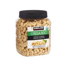 미국 커클랜드 시그니처 유기농 무염 캐슈넛 1.13kg Unsalted Unroasted, 1개