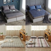 세미 누빔 옥매트 전기장판 온열 온수 매트 커버 덮개 ssum*51565ea, 쿠팡 센스 차콜_Q(150x200cm)