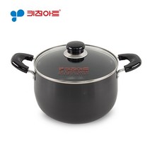 키친아트 까망 경질냄비, 깊은곰솥냄비 22cm