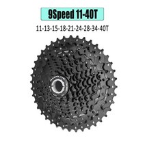 스프로킷 MTB 8 9 10 11 12 단 11-40/42/46/50T 카세트 블랙 스틸 자전거 프리휠 호환 Shimano HG 프리 허브, 03 9S 11-40T