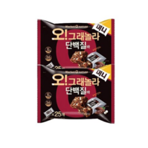오리온 오 그래놀라 단백질바 미니 25p, 312g, 2개