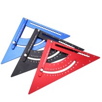 스피드스퀘어 목공용각도기 용직각자 직각자각도자 스피드스케어 용삼각자 공구 사각형 알루미늄 합금 삼각 각자 90도 밑줄 자 표기 게이지 계량기