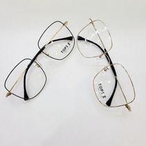 사각안경 TOPS2 1954 54 골드/블랙골드 메탈안경테