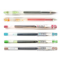 파일롯트 하이테크C HI-TEC-C 중성펜 0.3mm 낱색 / 3점 지지 방식 / 국민볼펜, 0.3mm 라이트 블루 LB