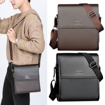 클래식 디자인 가죽 믹스 소형 크로스백 트렌디 선물