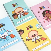브레드이발소 알림장 스프링노트 초등알림장 어린이집졸업선물, 없음