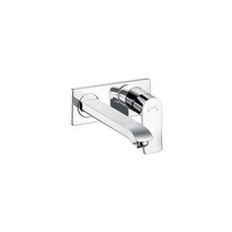 Hansgrohe 매트리스 모던 프리미엄 쉬운 설치 1핸들 63.5cm 높이 욕실 세면대 수도꼭지 크롬 31086001 144030, Chrome