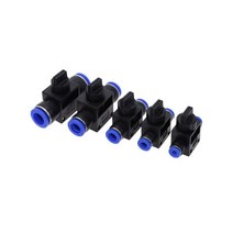 공압 피팅 PY/PU/PV/PE/HVFF/SA 공기 수도관 및 파이프 커넥터 직접 추력 4 ~ 12mm 플라스틱 호스 퀵 커플, 08 HVFF_03 Tube 8mm