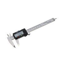 AMTAST 버니어 캘리퍼 내구성 있는 스테인리스 스틸 측정 도구 스케일 범위 0~6인치/150mm