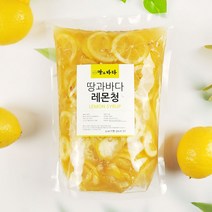 땅과바다 수제 레몬청 슬라이스 1.8kg, 1개입, 1개