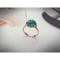 14k 18k 블루밍 아마조나이트 반지