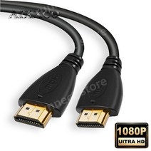 AIXXCO-0.5M 1.5M 1M 2M 3M 5M 10M 15M 금도금 HDMI 케이블 1.4 1080p HDTV 분배기 스위처용 3D 비디오 케이블, 5m
