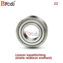 금속 씰 고 홈 볼 베어링 6200 6208ZZ/2RS 스틸 10x30x9 10개, 10 6204-2RS 20X47X14mm