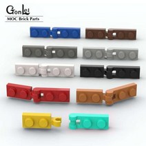 프라모델 플레이트 특수 12 63868 60478 빌딩 블록 기술 조립 벽돌 입자 교육 크리에이티브 어린이 60 피스블록, White+30 Pairs Each One