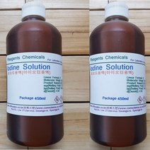 요오드용액 (아이오딘용액) 0.1N(0.05mol) 화)450ml 0.05mol Iodine solution(0.1N)