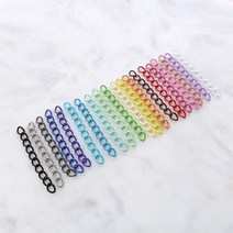 5개) 칼라연장체인줄 / 컬러연장체인줄 20color, 밀크그린